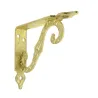 Wspornik półki ornamentalny mosiądz lak. 90x100mm mod.2