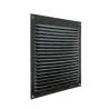 Kratka wentylacyjna czarna 170x170mm z siatką mod.3