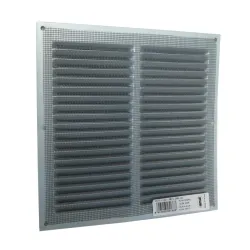 Kratka wentylacyjna czarna 250x250mm z siatką mod. 3