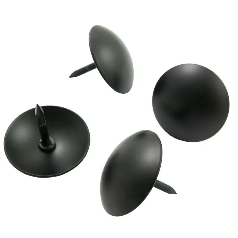 Ćwiek gwóźdź ozdobny okrągły 30mm czarny mod.1 DIS 4szt