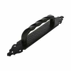 Pochwyt drzwiowy czarny 280x44x1,5mm mod. 102 DIS