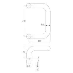 Pochwyt 24-30x200 INOX