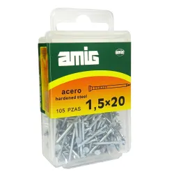 Gwoździe 1,5x20mm stalowy cynkowany 105 sztuk