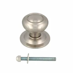 Gałka drzwiowa stała mod. 53 - 70 pusta mosiądz chrom mat