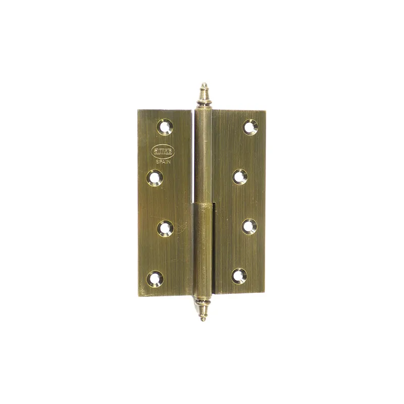 Zawias do drzwi 100x70mm mosiądz złoto antyczne rozłączny PRAWY (pl) mod. 1007