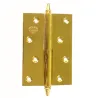 Zawias do drzwi 100x70mm mosiądz lakierowany rozłączny PRAWY (pl) mod. 1007