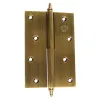 Zawias do drzwi 120x80mm mosiądz złoto antyczne rozłączny LEWY (pl) mod. 1007