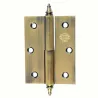 Zawias do drzwi 60x60mm mosiądz złoto antyczne rozłączny LEWY (pl) mod. 1007