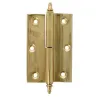 Zawias do drzwi 80x60mm mosiądz lakierowany rozłączny PRAWY (pl) mod. 1007
