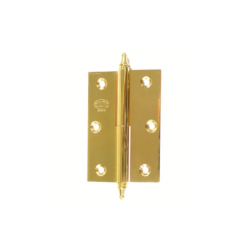 Zawias do drzwi 90x60mm mosiądz lakierowany rozłączny PRAWY (pl) mod. 1007