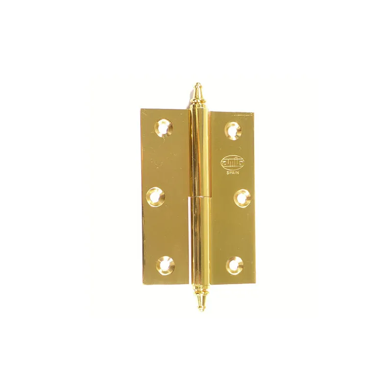 Zawias do drzwi 90x60mm mosiądz lakierowany rozłączny LEWY (pl) mod. 1007