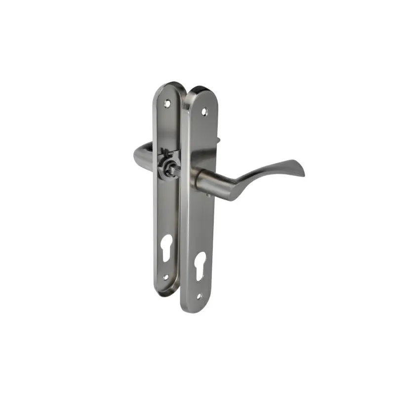 Klamka na wkładkę 85 szyld 237x40mm chrom mat mod. ALBA PAB85