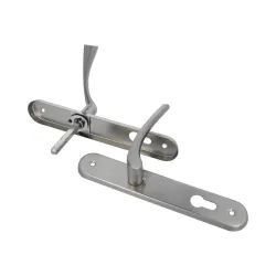 Klamka na wkładkę 85 szyld 237x40mm chrom mat mod. ALBA PAB85