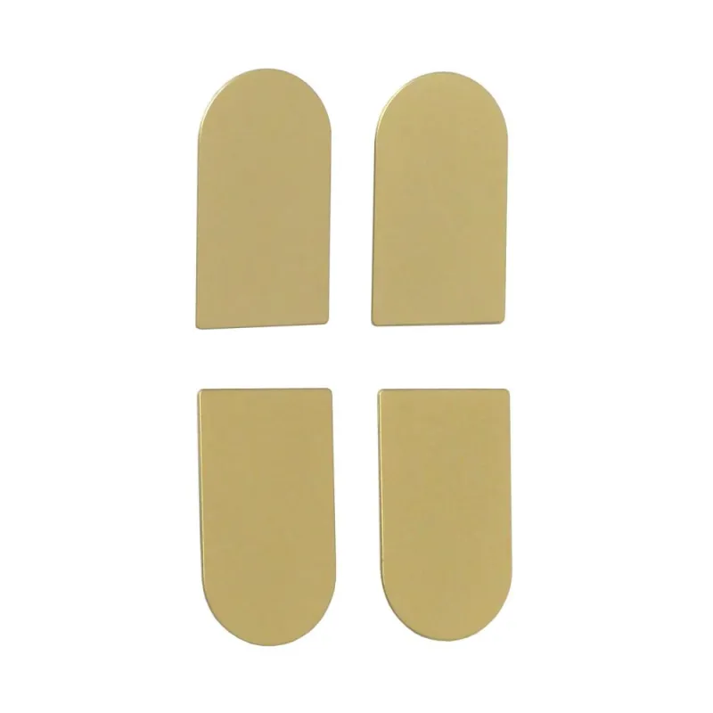 Osłonki zawiasu ECLIPSE 3.0 mosiądz mat 4szt.