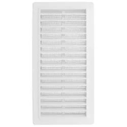 Kratka wentylacyjna 120x250mm ABS biała na wcisk mod. 8