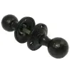 Gałka podwójna obrotowa 42mm czarna