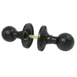 Gałka podwójna obrotowa 42mm czarna