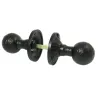 Gałka podwójna obrotowa 42mm czarna