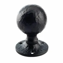 Gałka podwójna obrotowa 42mm czarna