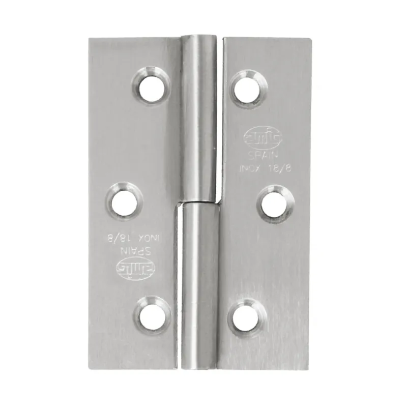 Zawias do drzwi 60x40mm stal nierdzewna INOX rozłączny LEWY (pl) mod. 2066