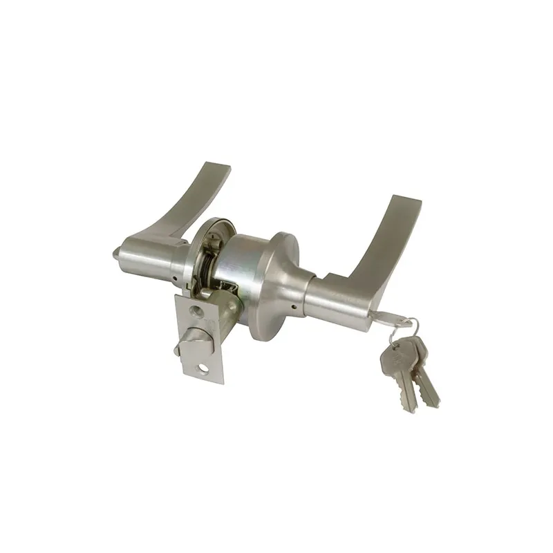 Klamka z zamkiem klucz + pokrętło chrom mat Prawa wejściowa mod. 710