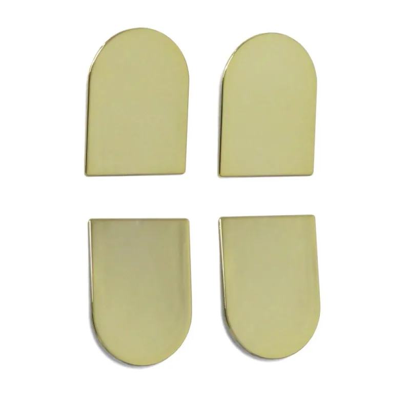 Osłonki zawiasu ECLIPSE 2.2 mosiądzowany komplet