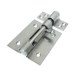 Zasuwka 454-85 inox z otworem na kłódkę