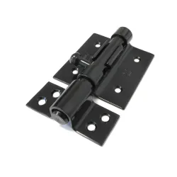 Zasuwka 454-70 czarna z otworem na  kłódkę EAN