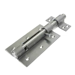 Zasuwka 454-120 INOX z otworem na kłódkę