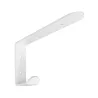 Wspornik półki z wieszakiem stal biały 100x200mm model GAP