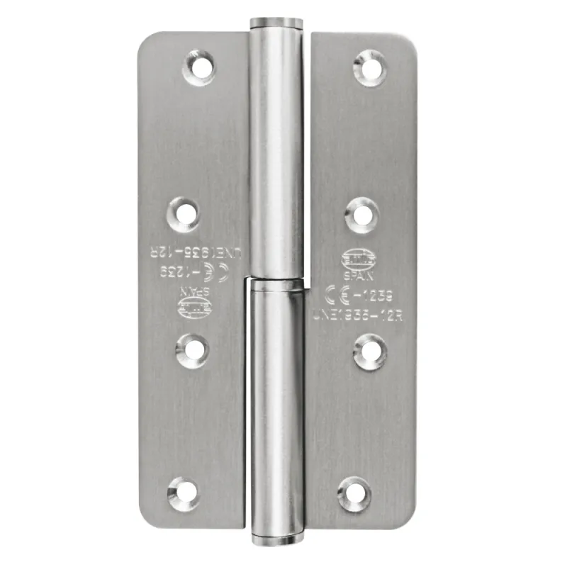Zawias do drzwi 140x80mm stal nierdzewna INOX LEWY (pl) mod. 429 CE