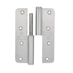 Zawias do drzwi 140x80mm stal nierdzewna INOX PRAWY (pl) mod. 429 CE