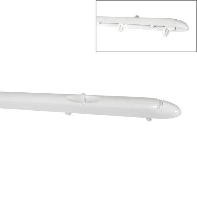 Nawiewnik plastikowy 411mm biały Na Klips 4000EA mod. XS13