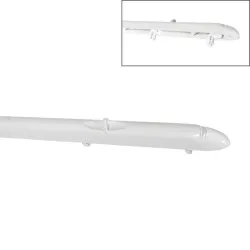 Nawiewnik plastikowy 497mm biały na clips 5000EA mod.XS13