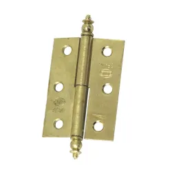 Zawias meblowy 51x36mm mosiądzowany PRAWY (pl) mod. 541