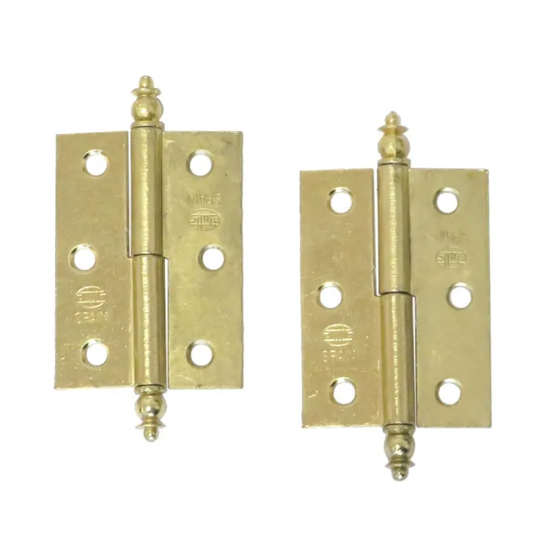 Zawias meblowy 51x36mm mosiądzowany PRAWY (pl) 2szt. mod. 541 BAG