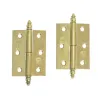 Zawias meblowy 51x36mm mosiądzowany LEWY (pl) 2szt. mod. 541 BAG