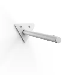 Wspornik półki stalowy biały 177mm mod. SMART