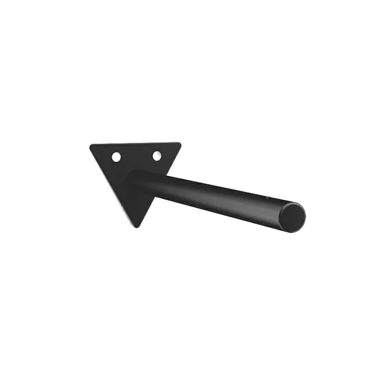 Wspornik półki stalowy czarny 177mm mod. SMART