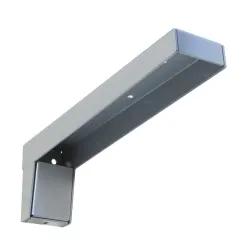 Wspornik pod umywalkę stalowy srebrny 300x100mm MENSOLA LAVABO