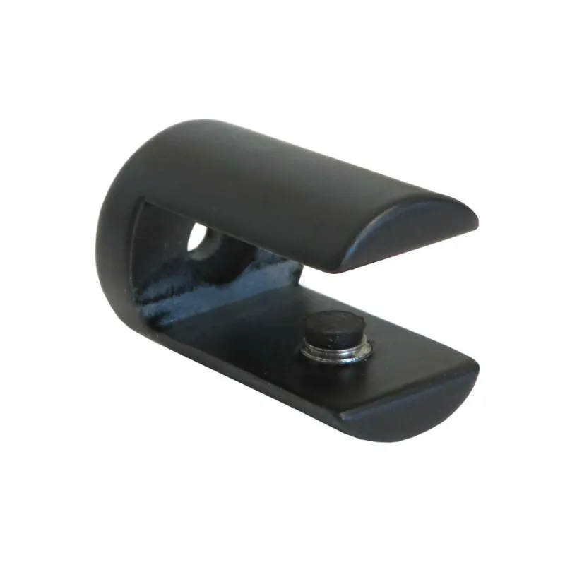 Podpórka półki szklanej 10mm czarna mod. 35