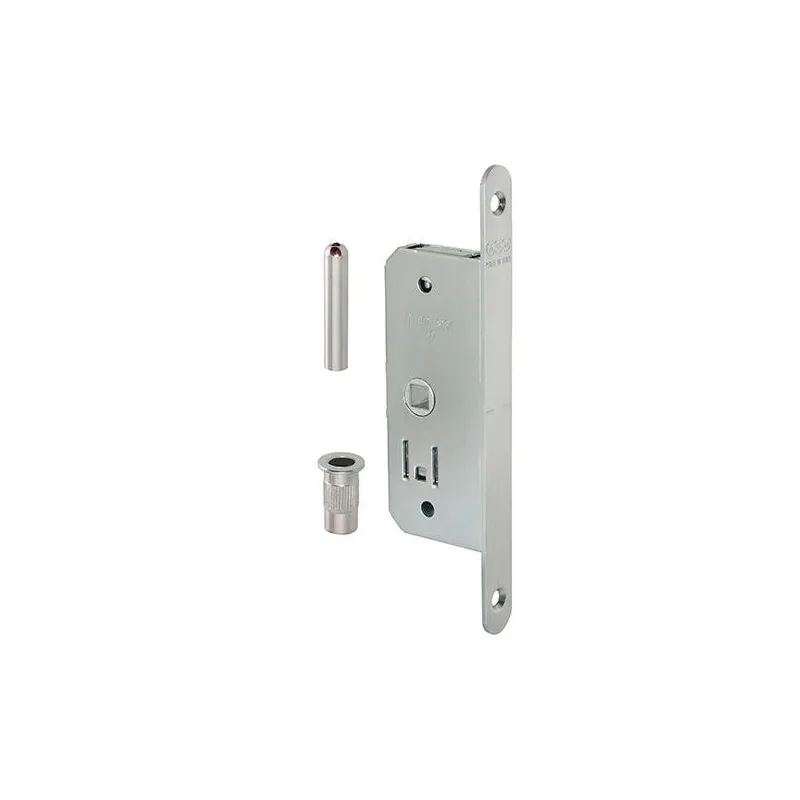 Zamek do drzwi składanych DUETTO E30 chrom mat komplet