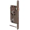 Zamek drzwiowy na wkładkę 72/55 brązowy F18 EUROPA