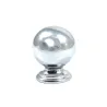 Gałka meblowa 25mm chromowana kulka z podstawką mod. 60