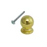 Gałka meblowa 25mm złota kulka z podstawką mod. 60