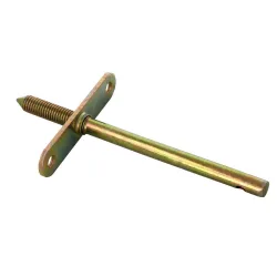 Wspornik półki wkręcany niewidoczny ukryty 9x190mm żółty ocynk 80kg mod.20