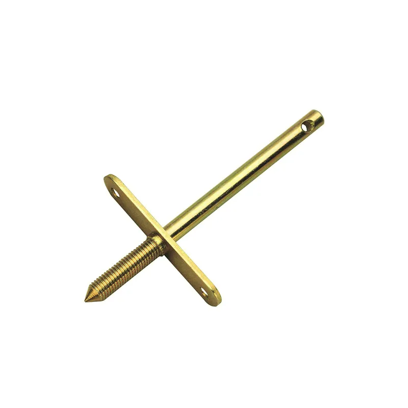 Wspornik półki wkręcany niewidoczny ukryty 9x250mm żółty ocynk 35kg mod.20