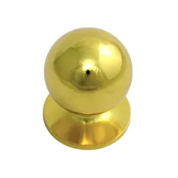 Gałka meblowa 25mm złota kuleczka z podstawką mod. 710
