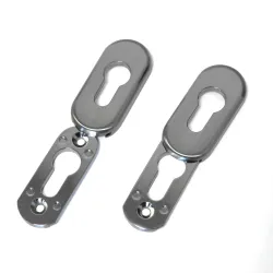 Szyld wkładki rozeta owalna 74x34 hardex grafit 2szt.