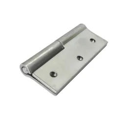 Zawias do drzwi 80x60mm stal nierdzewna INOX rozłączny LEWY (pl) mod. 2077